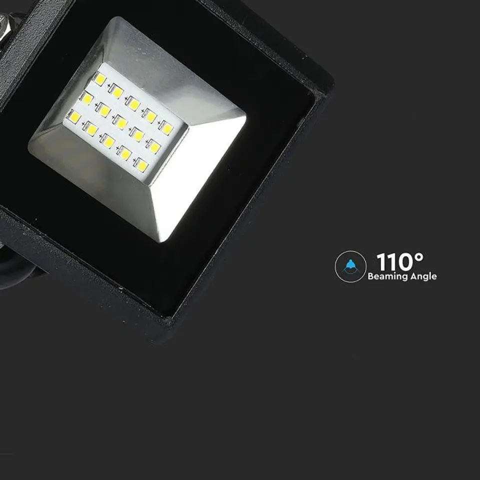 Proyector LED SMD 10W Negro V-TAC 9