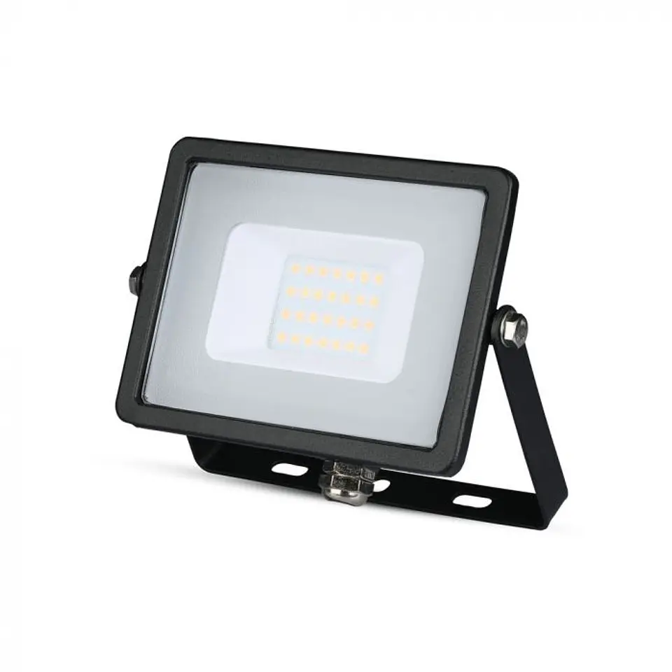 Proyector LED SMD Chip Samsung 20W 6400K Cuerpo Negro/Vidrio Gris V-TAC 1