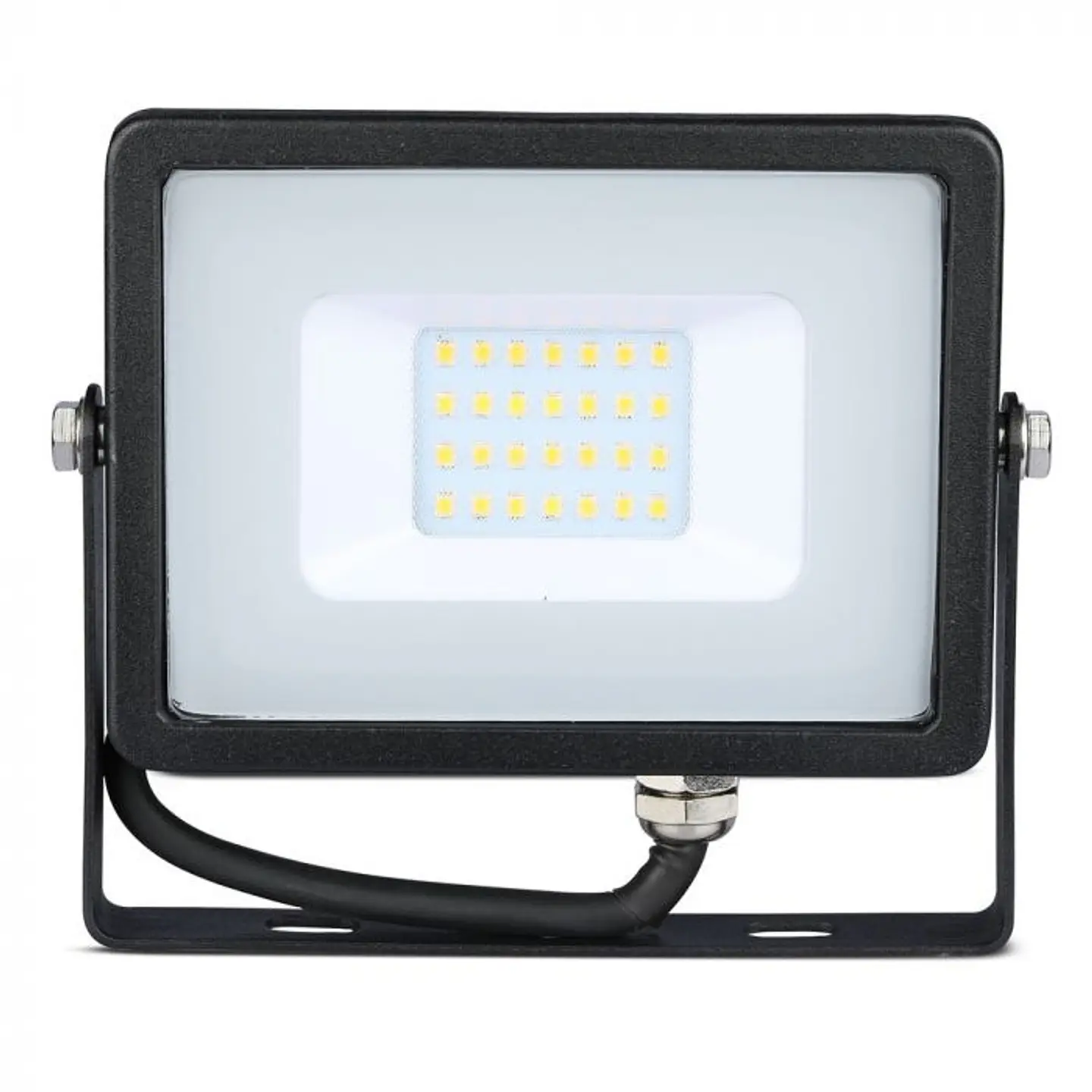 Proyector LED SMD Chip Samsung 20W 6400K Cuerpo Negro/Vidrio Gris V-TAC 2