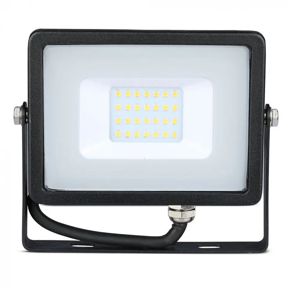 Proyector LED SMD Chip Samsung 20W 6400K Cuerpo Negro/Vidrio Gris V-TAC 2