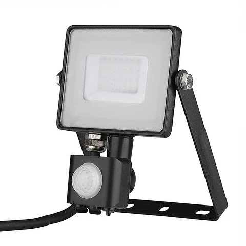 Projetor LED SMD Chip Samsung 30W 4000K Preto V-TAC