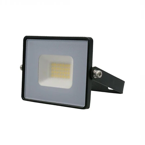 Projetor LED SMD 20W corpo Corpo Preto/Vidro Cinzento V-TAC
