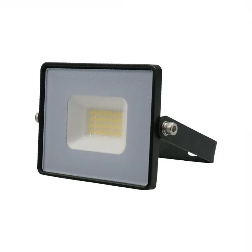 LED SMD Floodlight 20W Body Black/Grey Glass  1