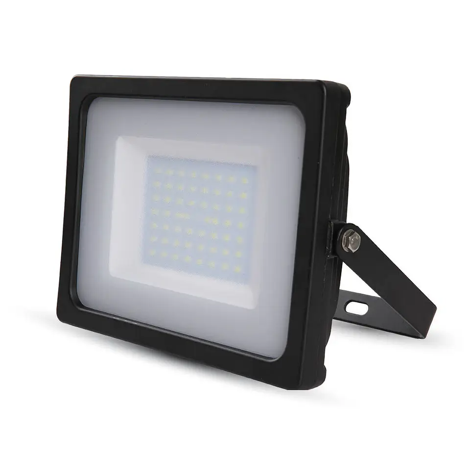Proyector LED SMD 50W 3000K Cuerpo Negro/Vidrio Gris V-TAC 1