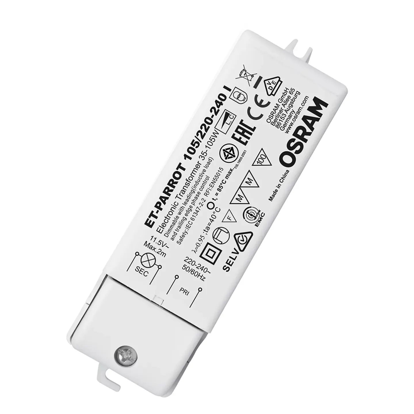 Transformador Electrónico ET-PARROT 105/220-240 I Osram 1