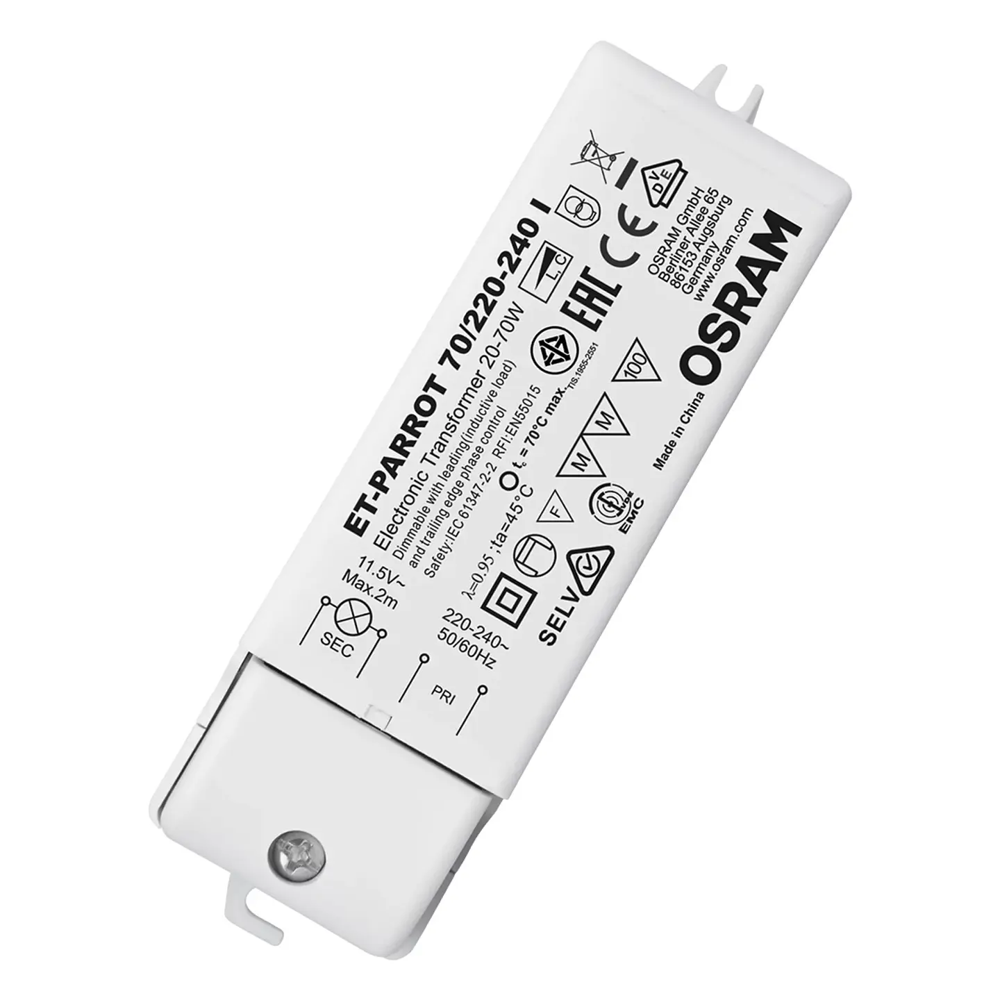 Transformador electrónico ET-PARROT 70/220-240 I Osram 1