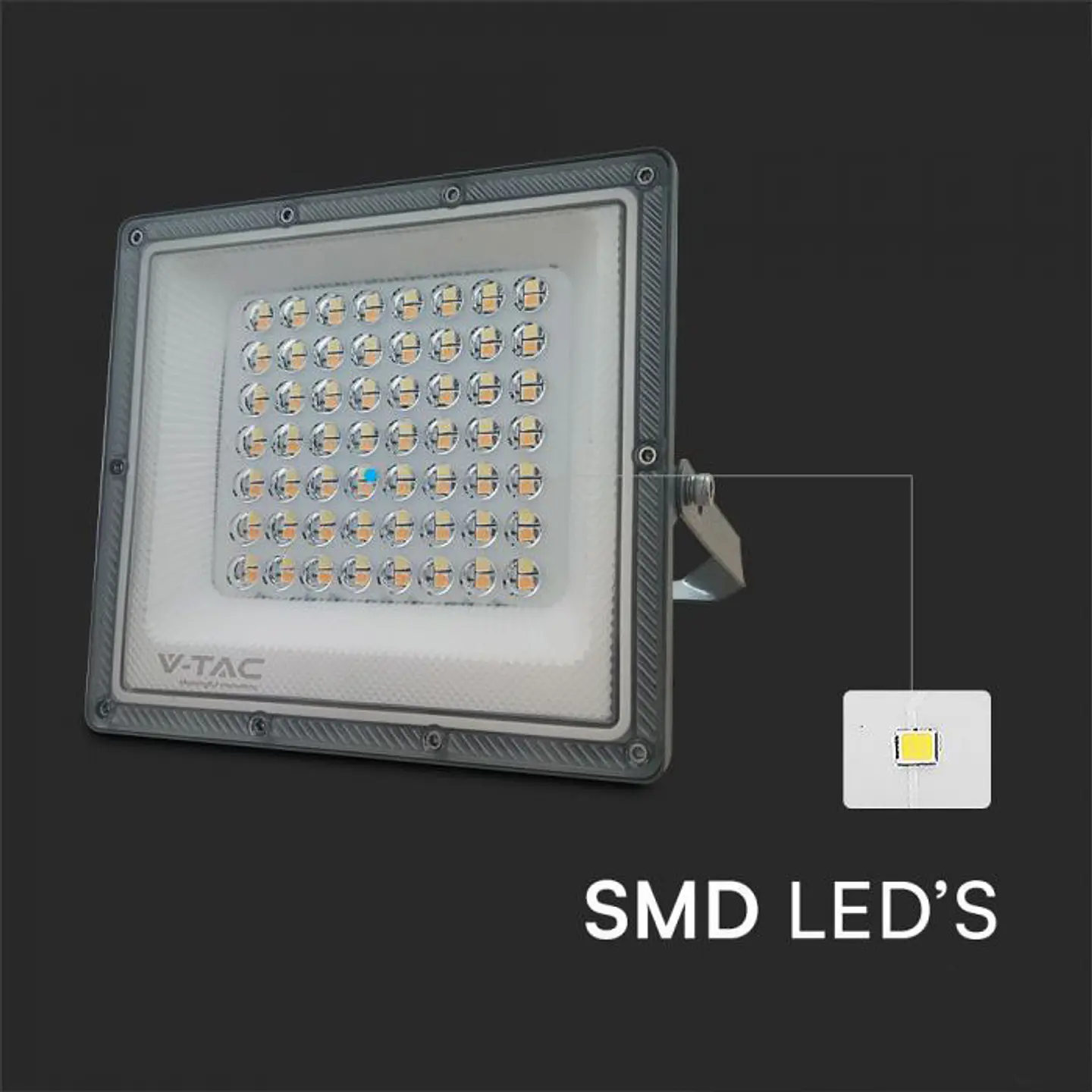 Projetor 50W LED 3IN1 GUN Corpo Cinza V-TAC 4