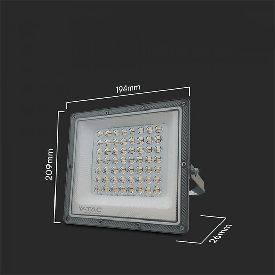 Projetor 50W LED 3IN1 GUN Corpo Cinza V-TAC