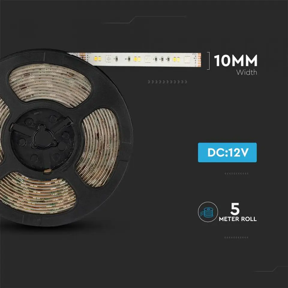 Kit de Fita LED 15W/M RGB+3IN1 EU PLUG V-TAC 3