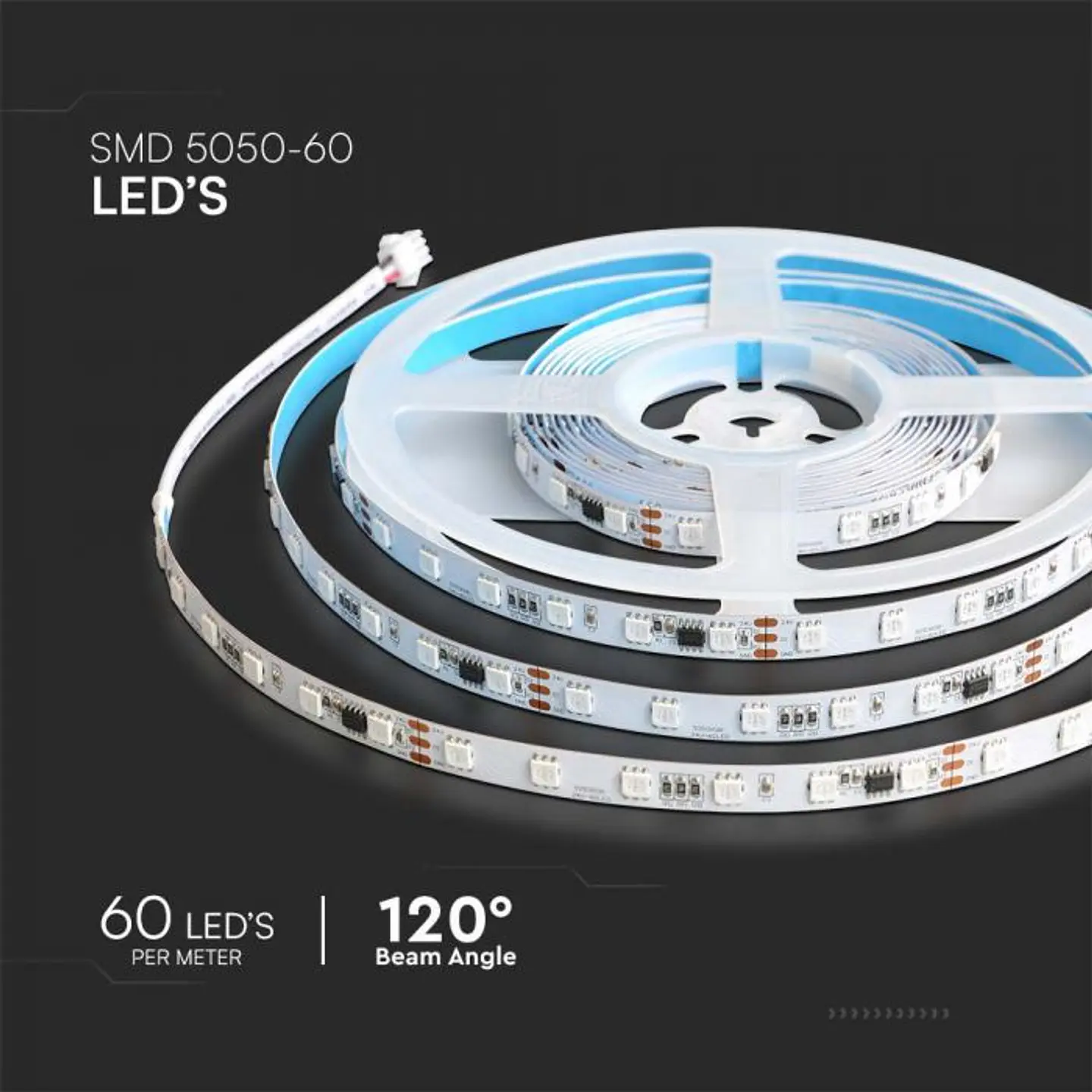 Fita LED Magic RGB IP20 24V EU PLUG V-TAC 3