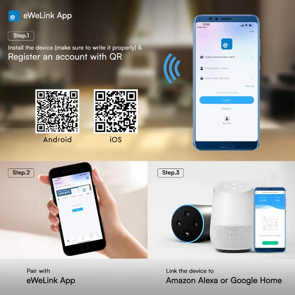 Enchufe con WIFI, funciona con Amazon Alexa y Google Home V-TAC 4