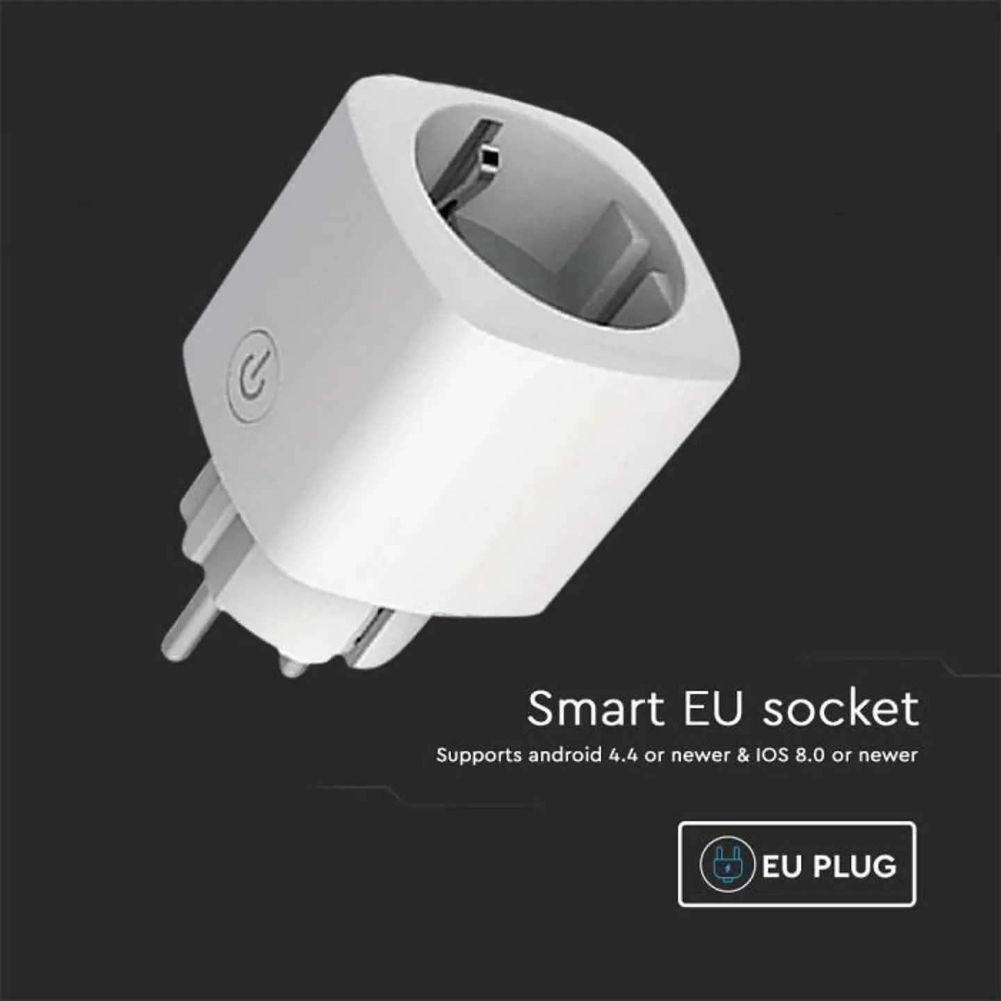 Enchufe con enchufe WIFI UE, funciona con Amazon Alexa y Google Home V-TAC 2