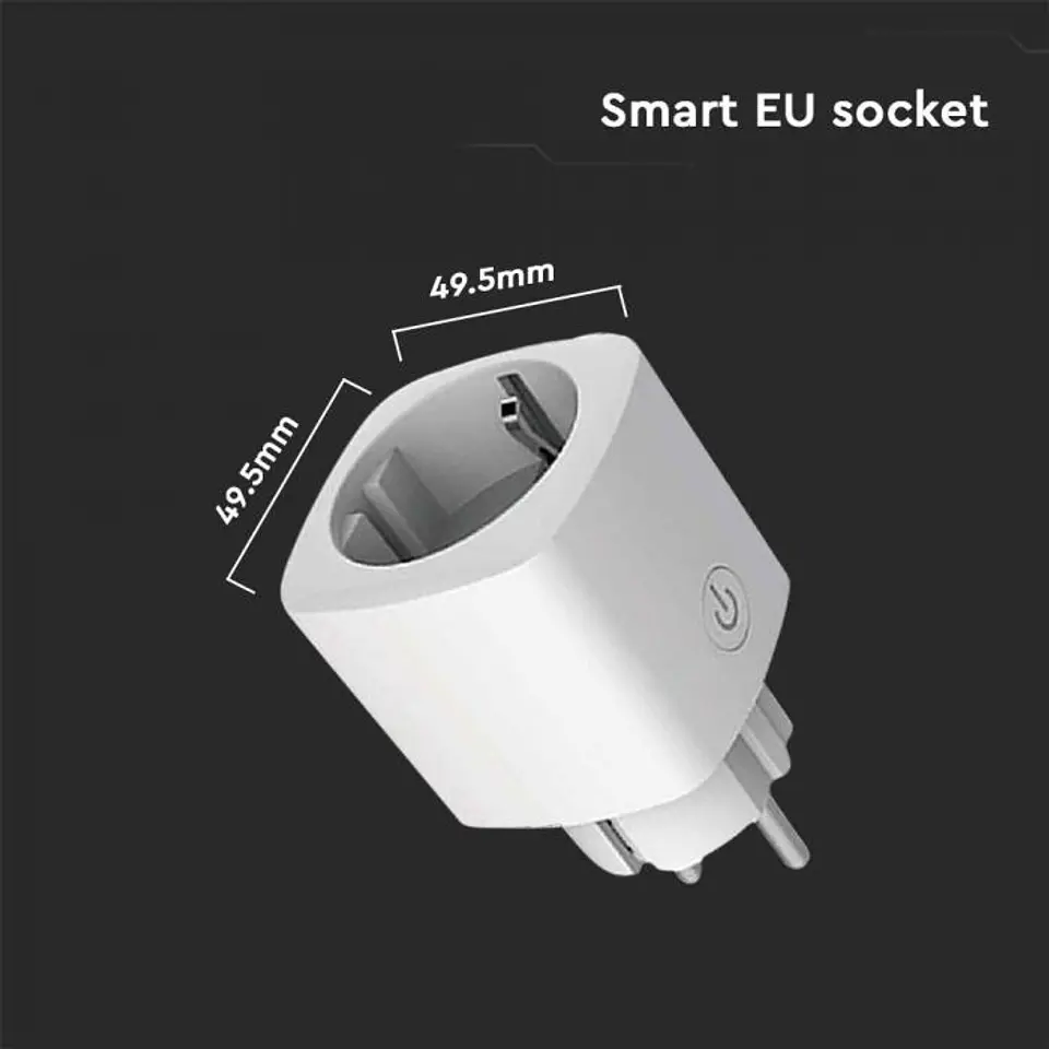 Enchufe con enchufe WIFI UE, funciona con Amazon Alexa y Google Home V-TAC 3