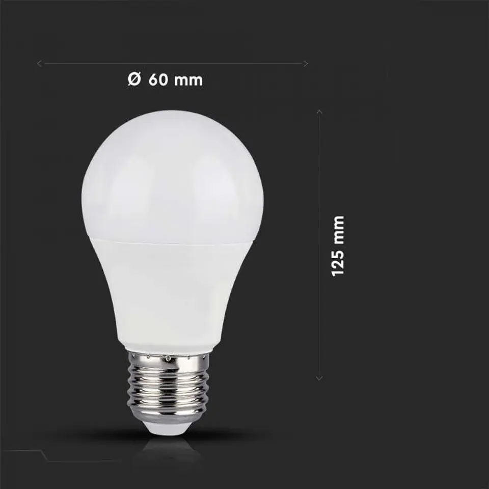 Lâmpada Smart 11W A60 E27 compatível c/ Alexa e Google home RGB+WW+CW V-TAC 2