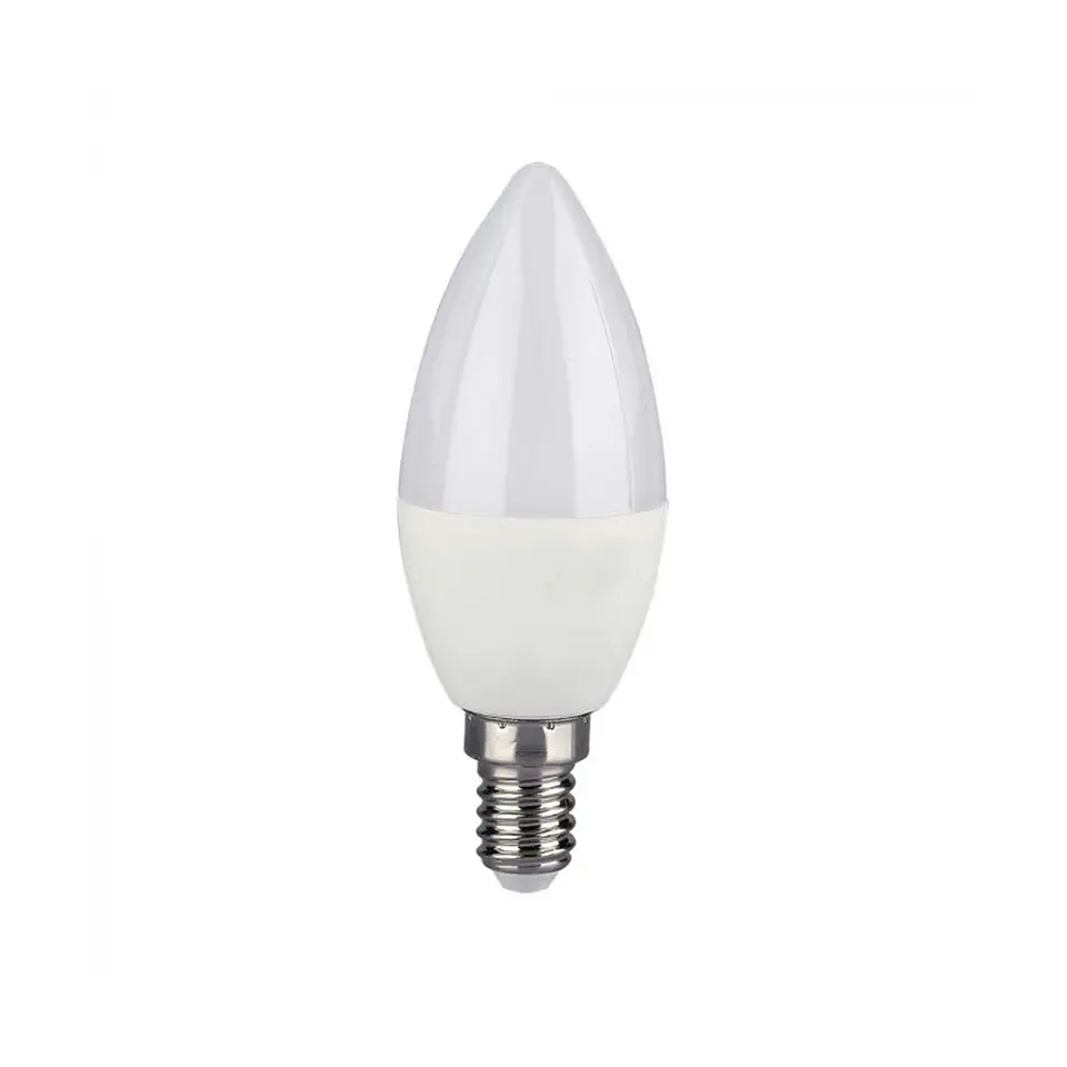 Lâmpada vela Smart 4.8W E14 compatível c/Alexa e Google home RGB+WW+CW V-TAC 1