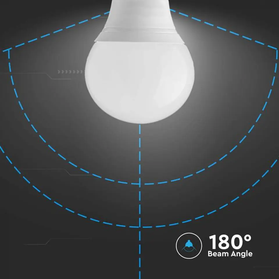 Smart Bulb 4.8W P45 E14 compatible with Alexa and Google home RGB+WW+CW V-TAC 4