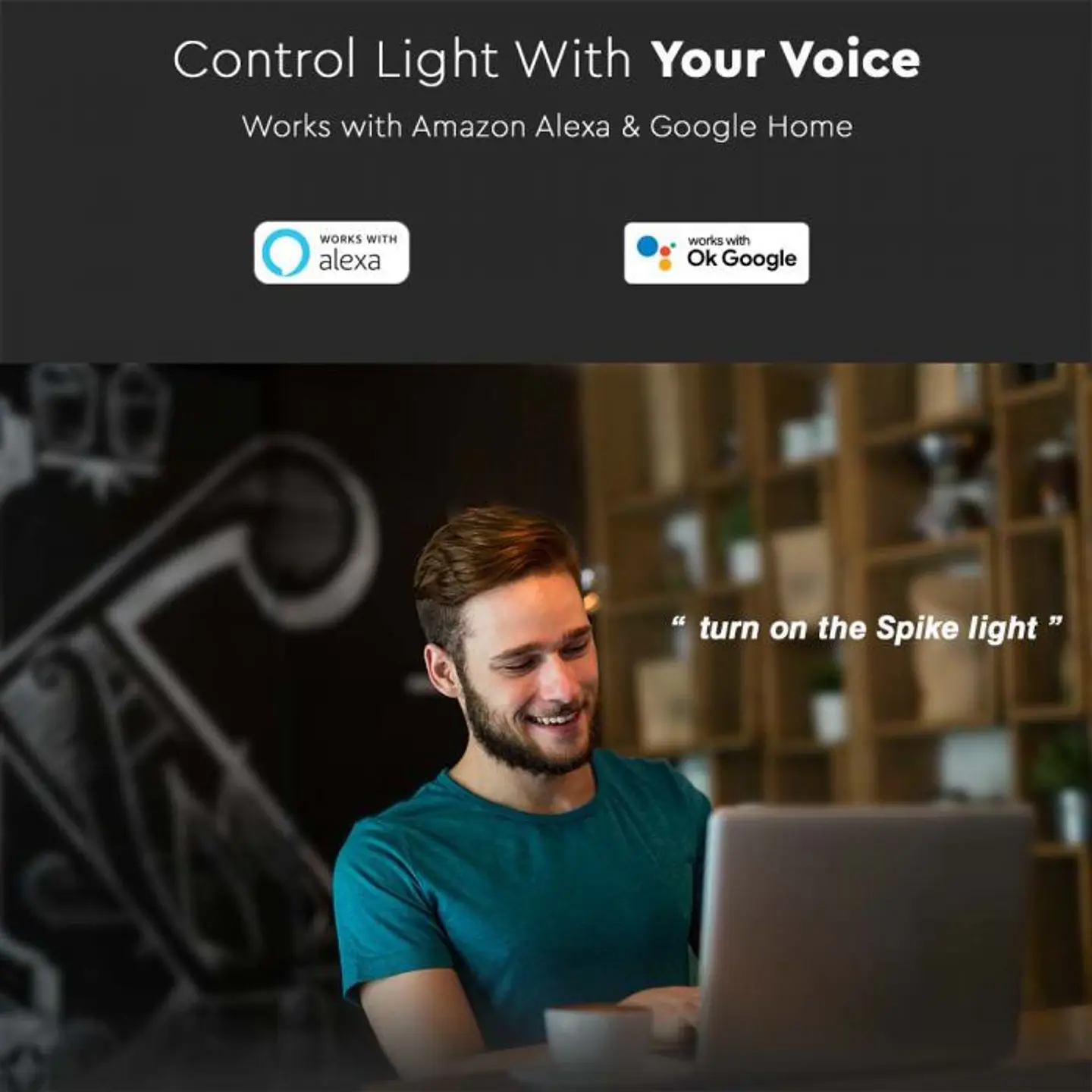 Proyector estaca Smart 7W compatible con Alexa y Google home 3IN1+RGB (pack 3) V-TAC 5