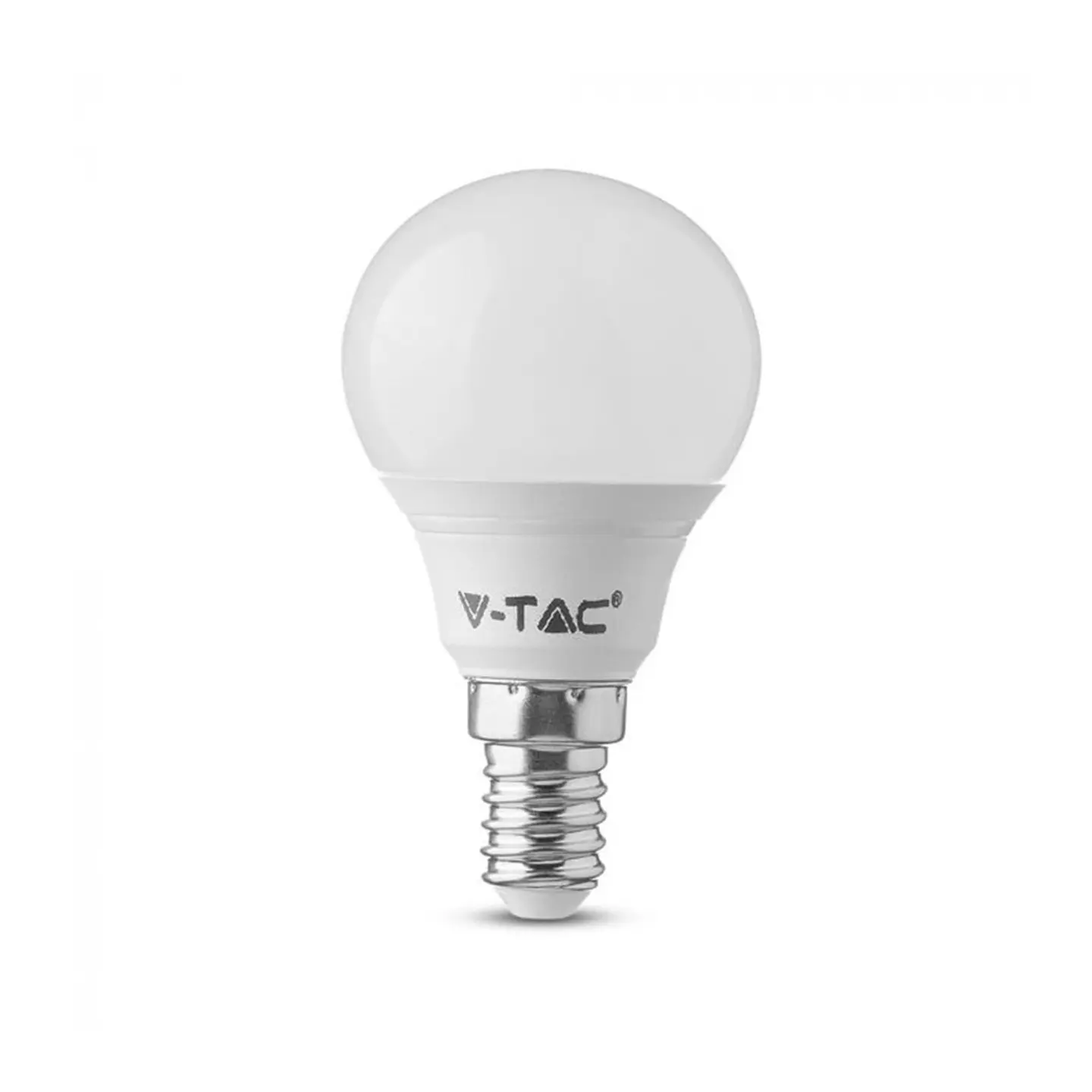Lâmpada LED Plastic 4.5W 4500K E14 P45 V-TAC 1