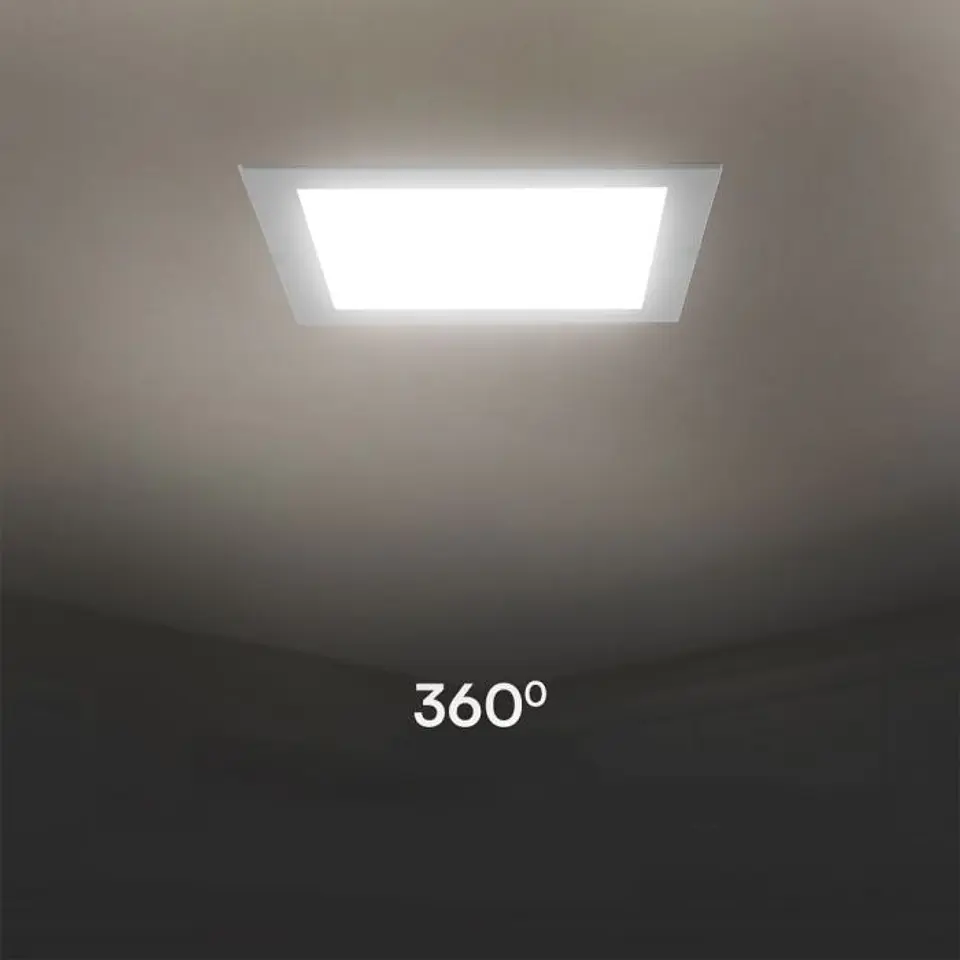 Square recessed downlight 24W Samsung Chip V-TAC 4
