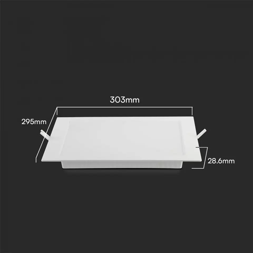 Square recessed downlight 24W Samsung Chip V-TAC 2