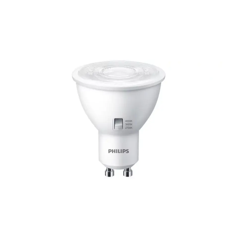 Lamp CorePro LEDspot 4.8-50W GU10 3CCT 36D DIM Philips 1