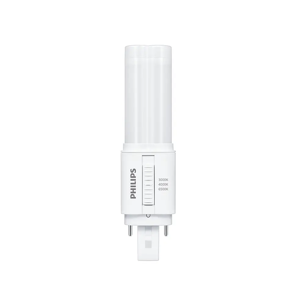 Lâmpada CorePro LED PLC 360D 5.9W 3CCT 2P G24d Philips 1
