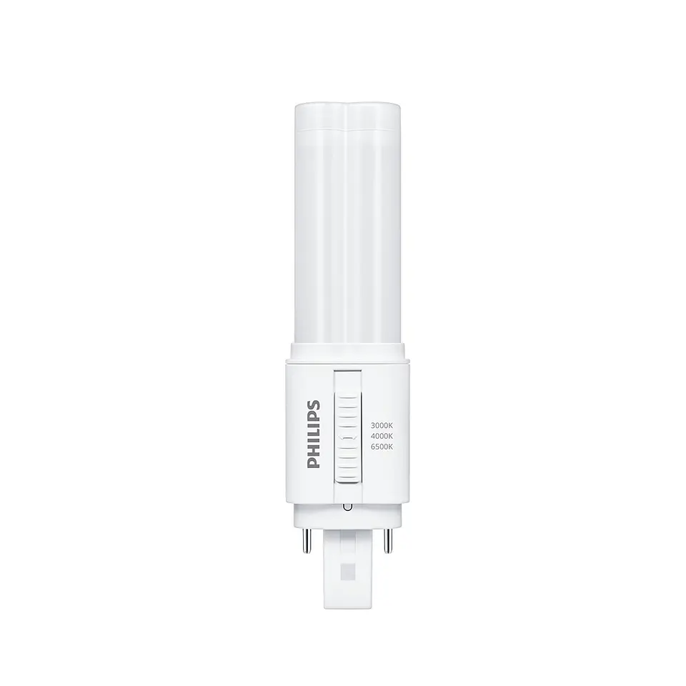 Lâmpada CorePro LED PLC 360D 6.9W 3CCT 2P G24d Philips 1