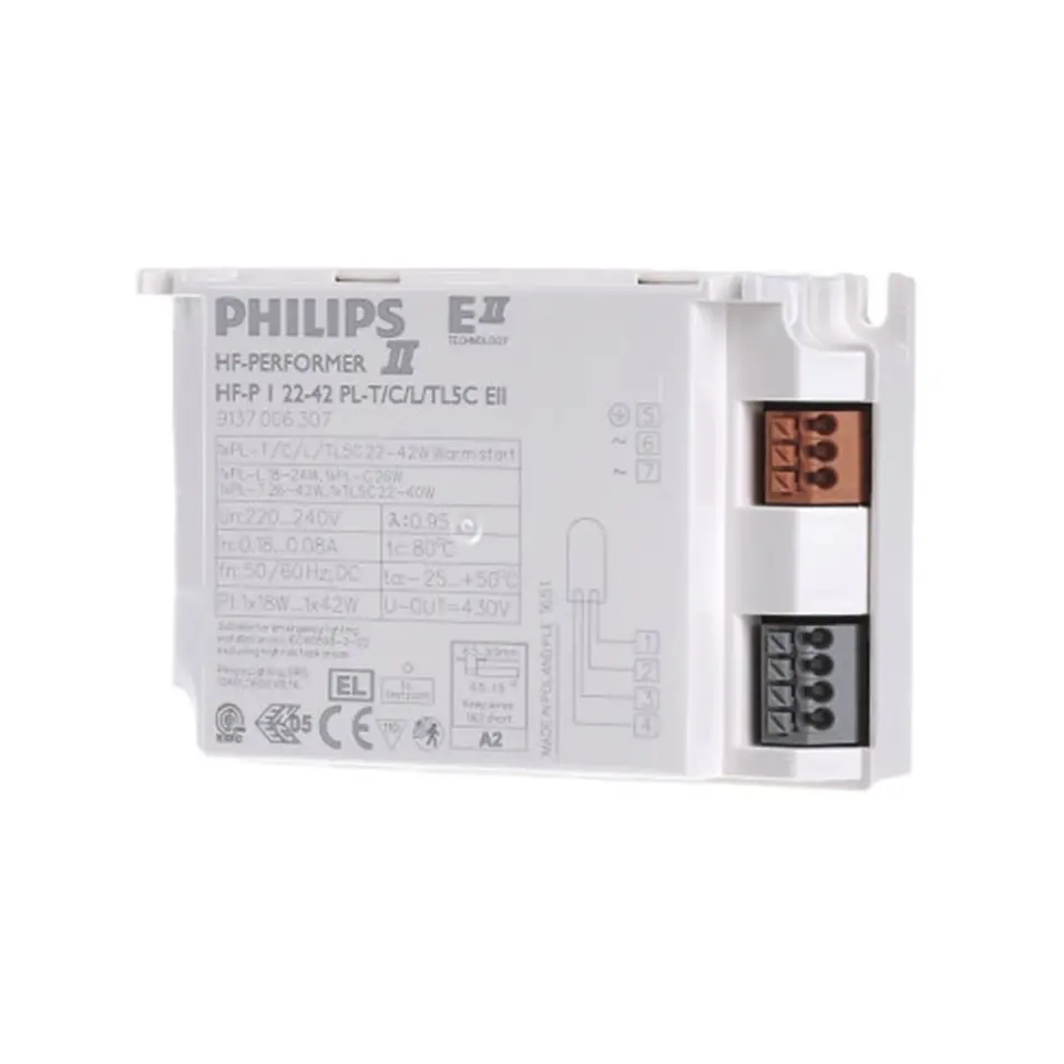 Balastro HF-P 1 22-42 PL-T/C/L/TL5C EII 220-240V Philips 1