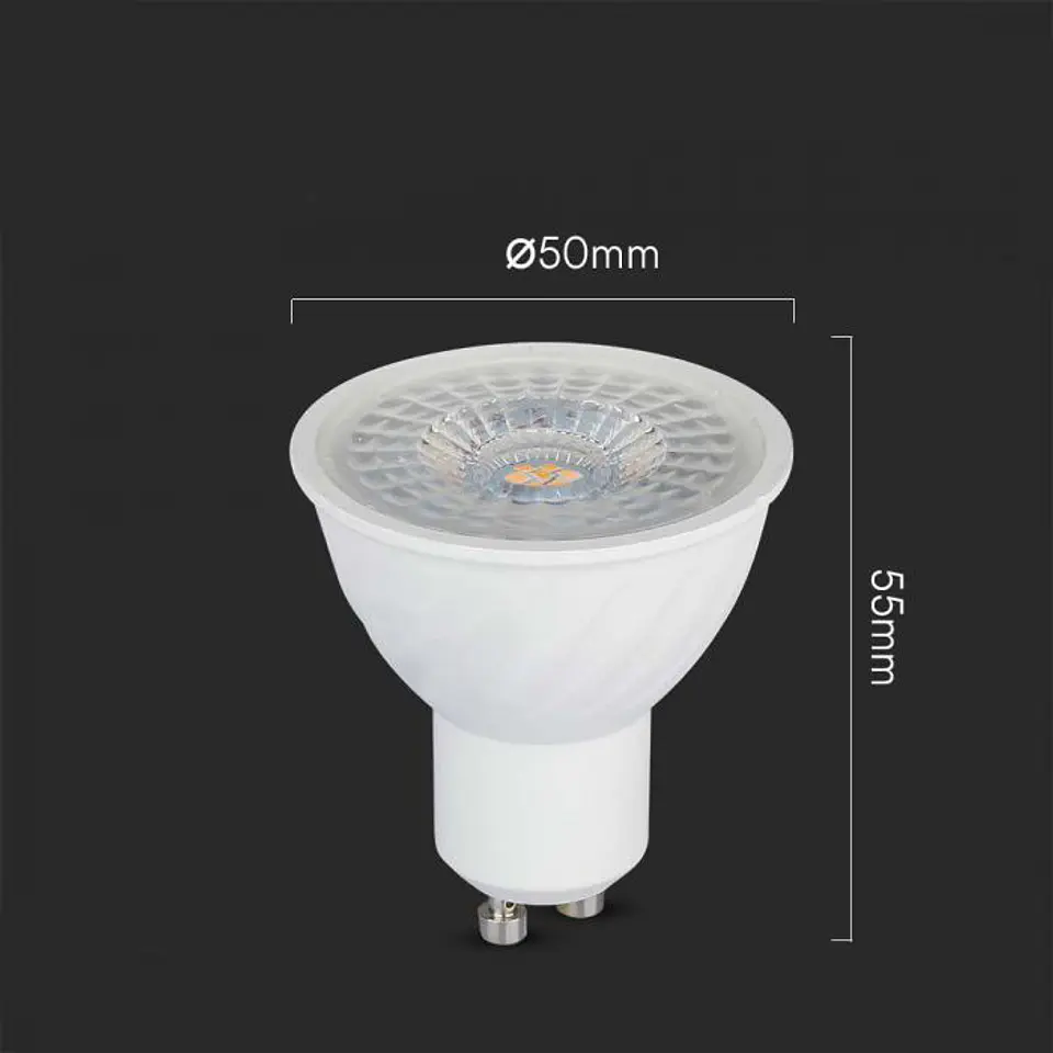 Lamp LED SMD Plastic Chip Samsung 6W 6500K GU10 38° V-TAC 4