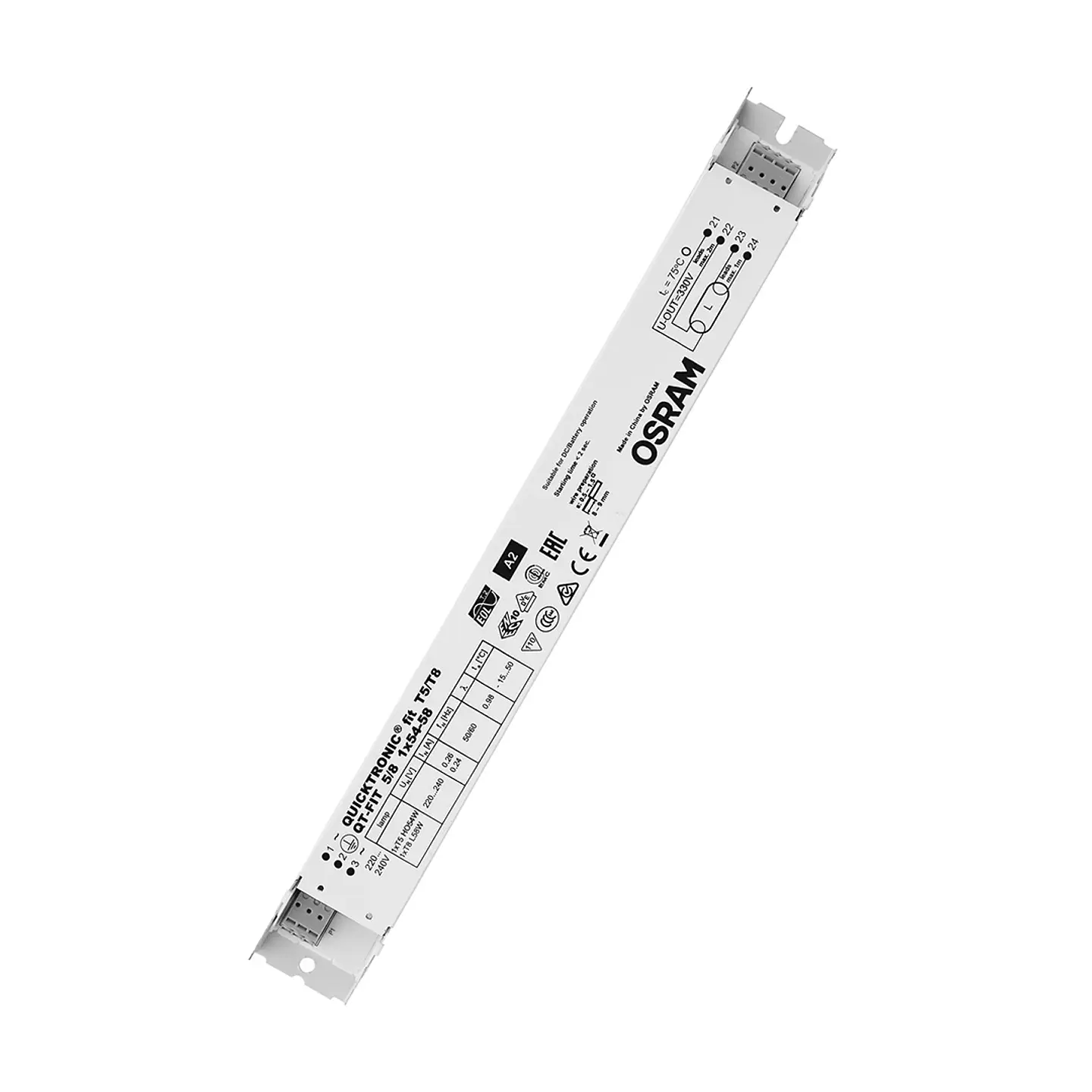Balastro QT-FIT 5/8 1X54-58/220-24 Osram 1