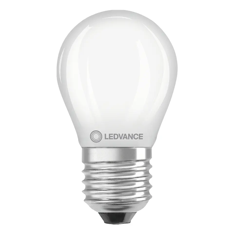 Bombilla LED Classic P 40 Filament DIM P 4.8W 827 Frosted E27 Ledvance 2