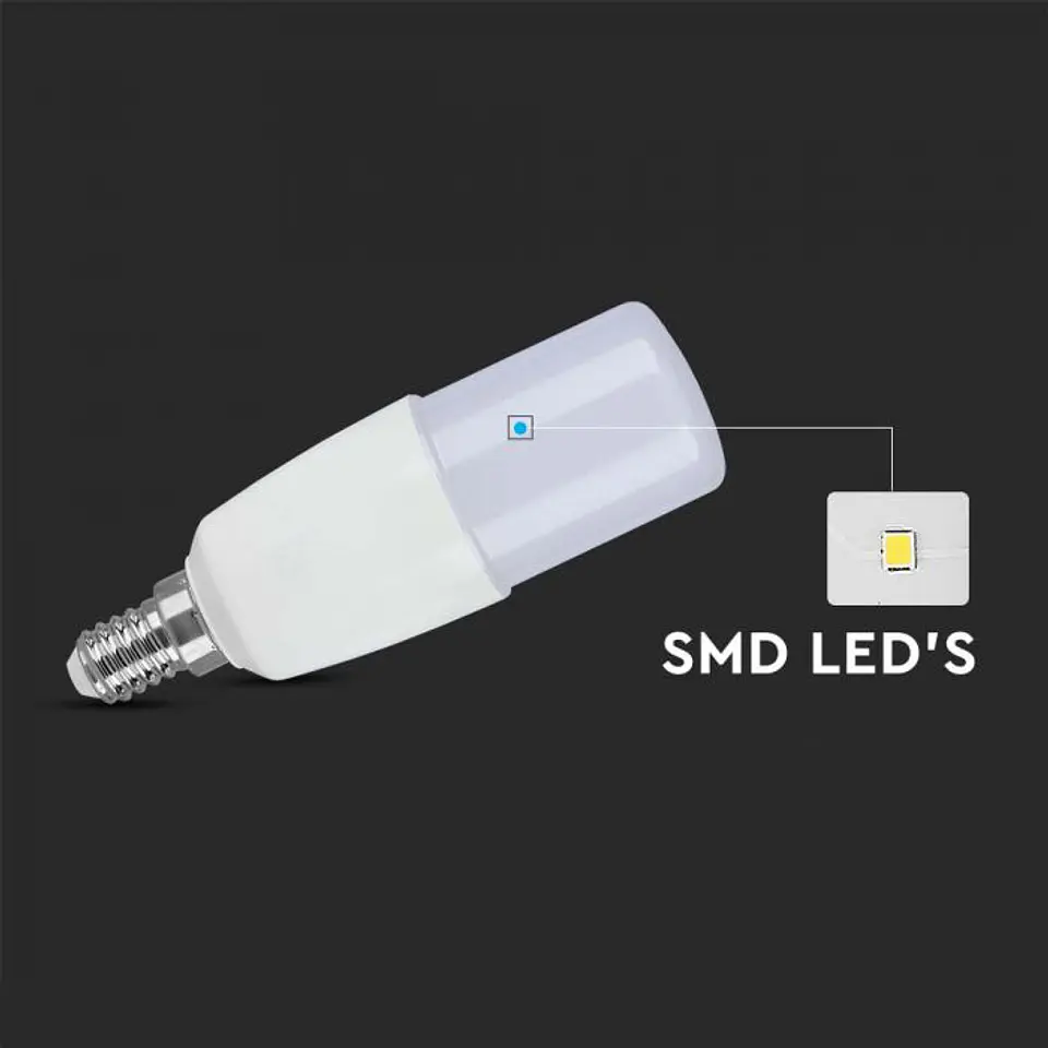 Lamp LED Plastic 9W 2700K E14 T37 V-TAC 5