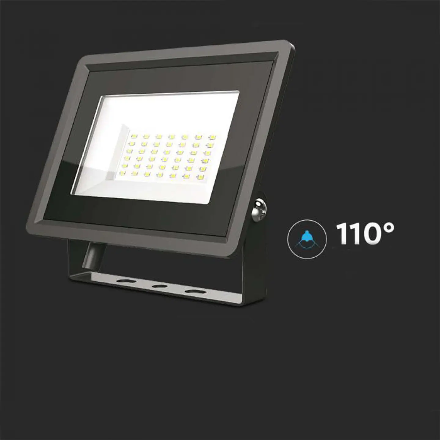 Projetor LED SMD F-Series 30W 4000K Preto V-TAC 4