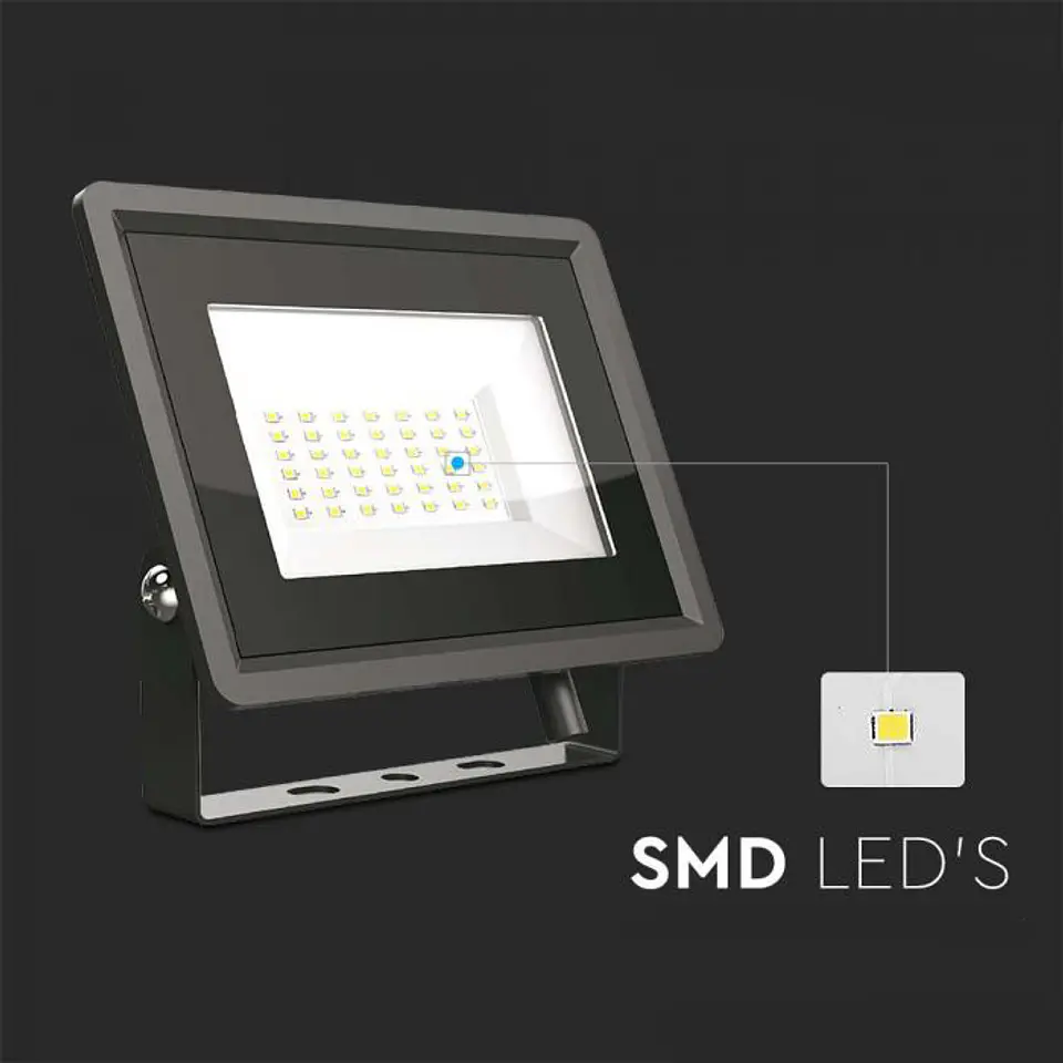 Projetor LED SMD F-Series 30W 4000K Preto V-TAC 3