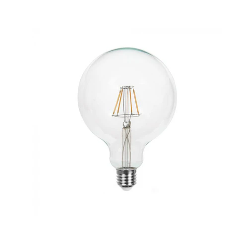 Bombilla LED 6W 6400K E27 G125 CL V-TAC