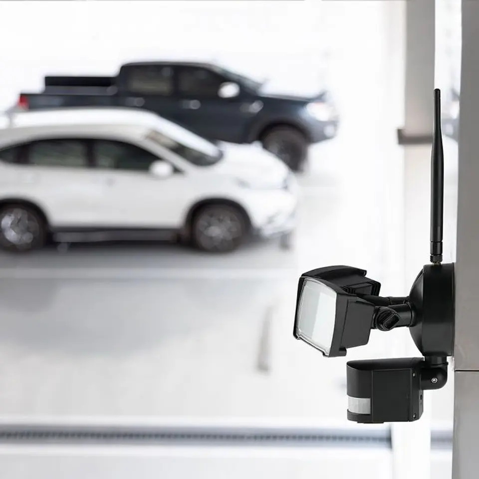 LED Floodlight 18W with WIFI camera sensor Black V-TAC 10