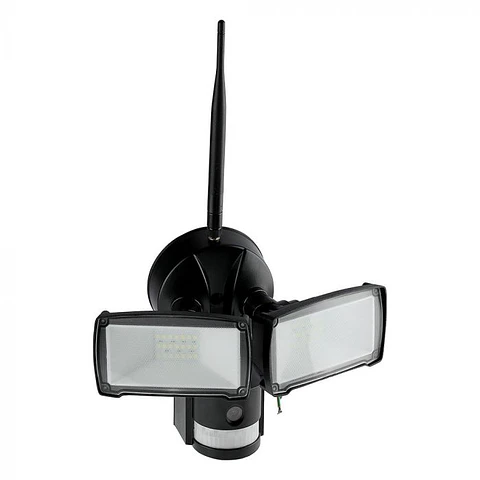 Projetor LED 18W c/WIFI sensor câmara Preto V-TAC