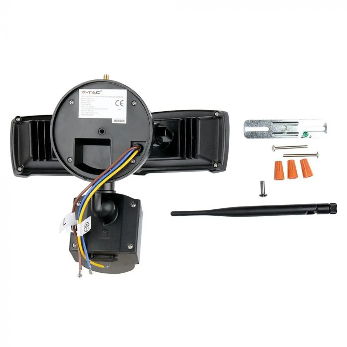 LED Floodlight 18W with WIFI camera sensor Black V-TAC 4