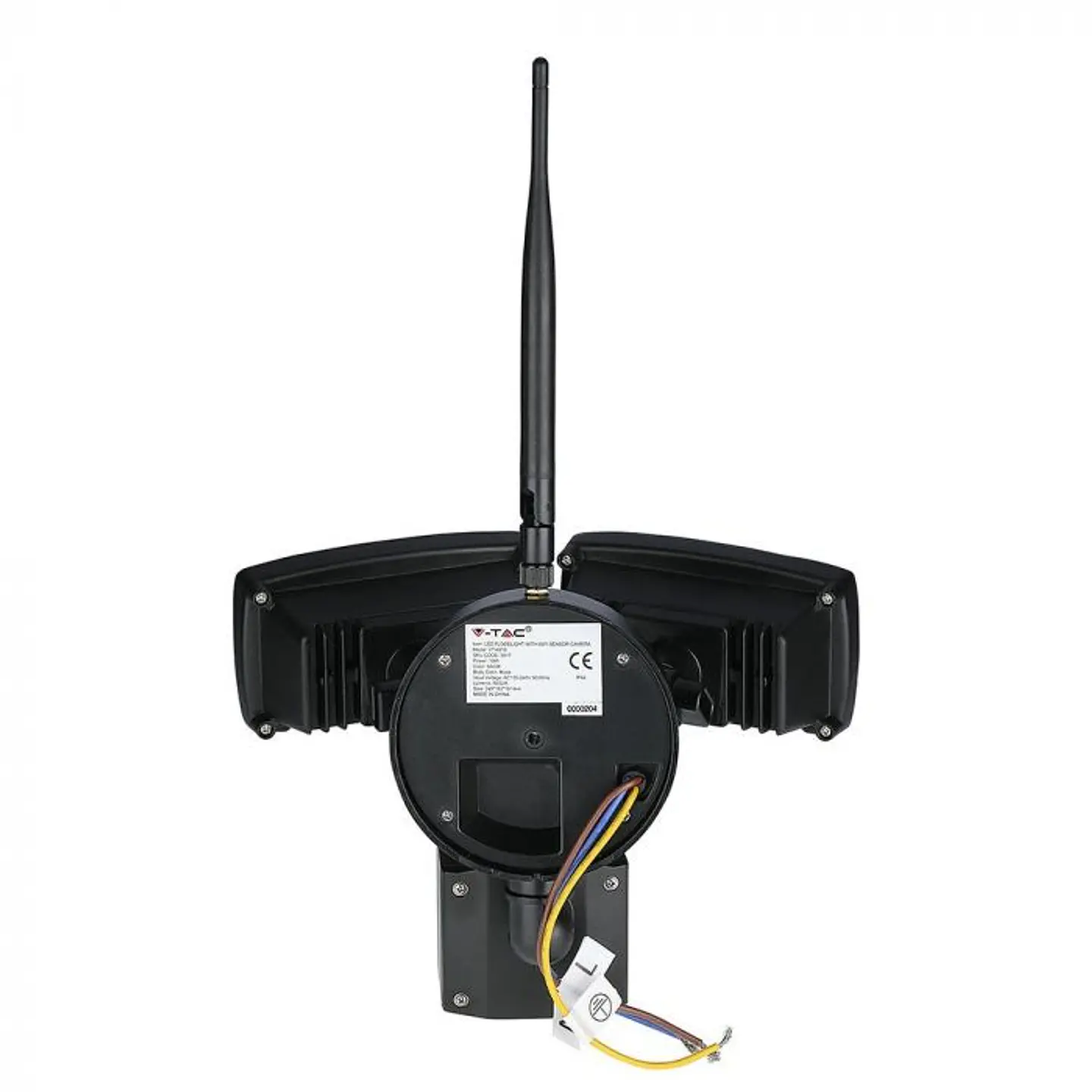 LED Floodlight 18W with WIFI camera sensor Black V-TAC 3