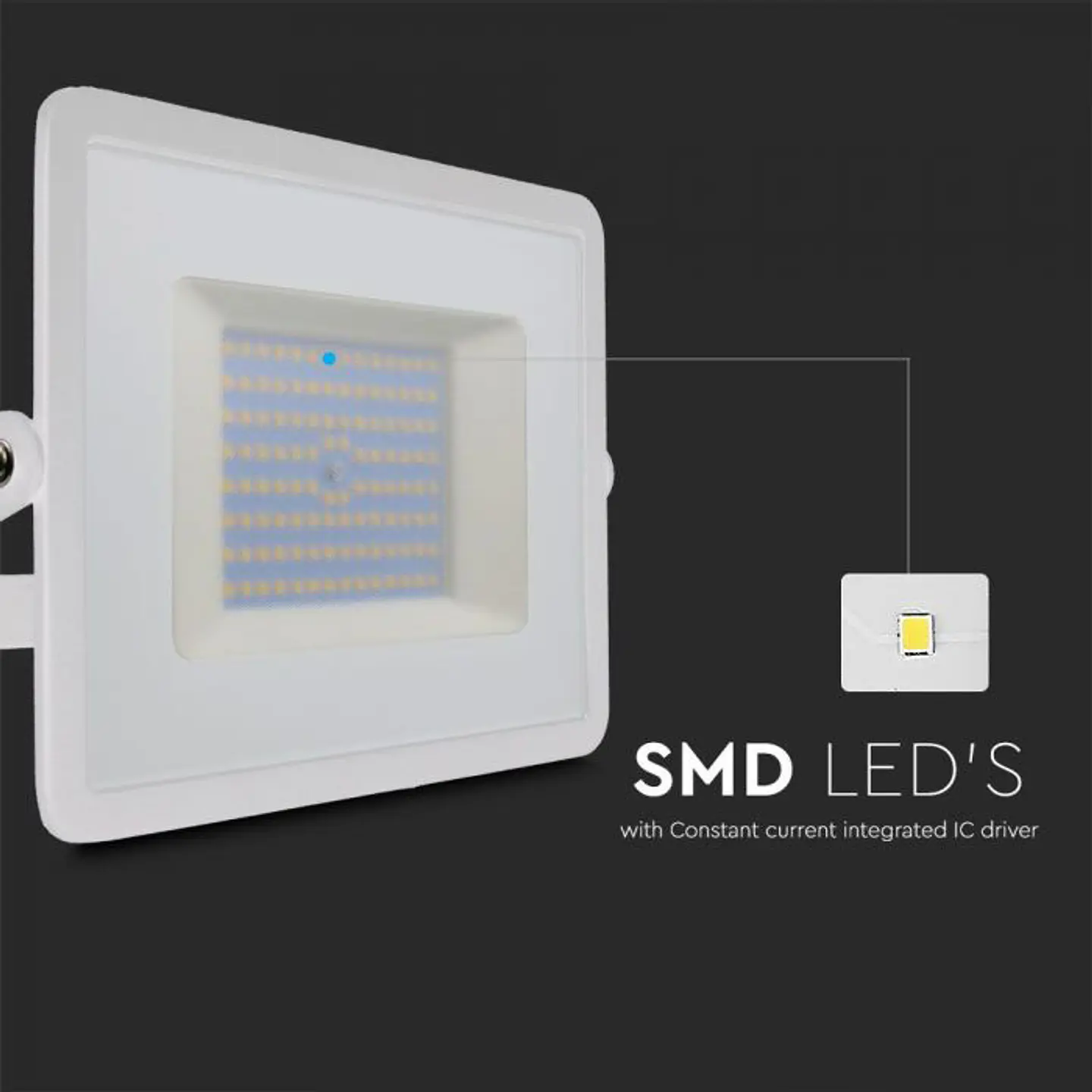 Proyector LED SMD E-Series 100W 6500K Blanco V-TAC 3