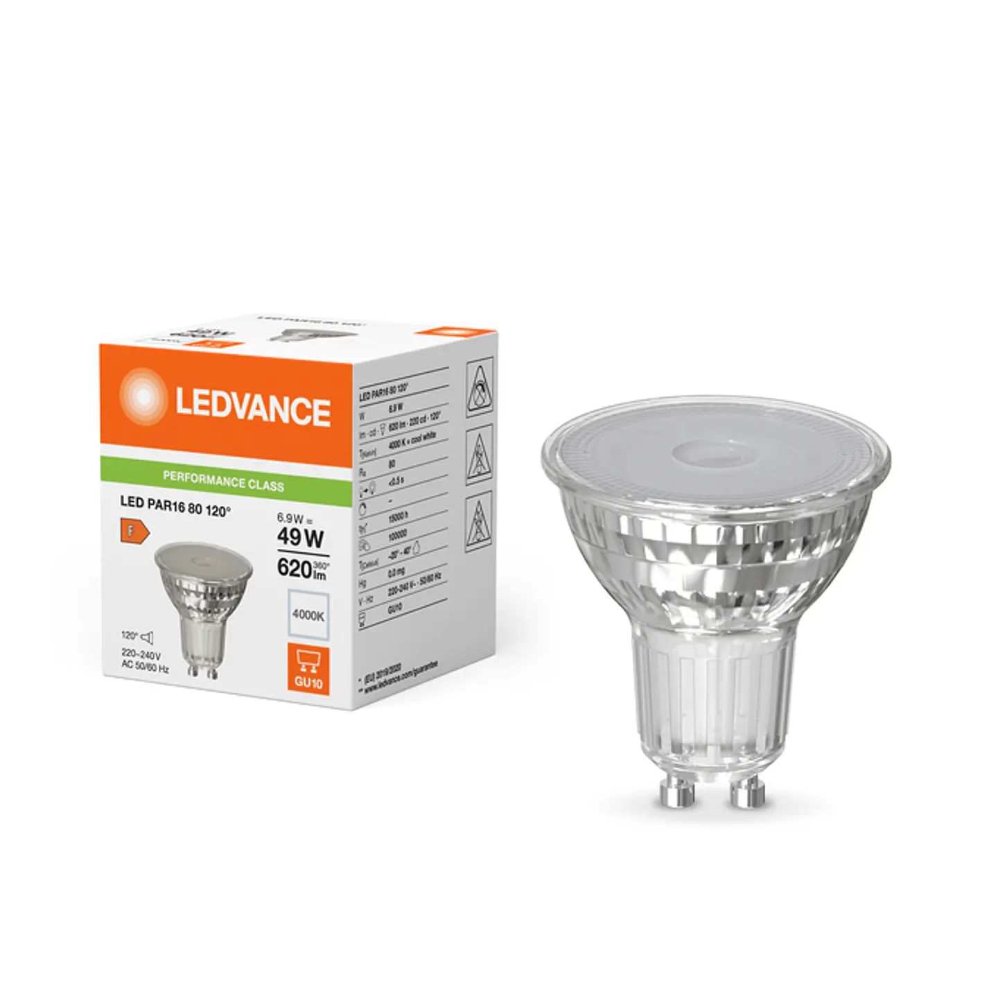 Bombilla LED PAR16 80 P 6.9W GU10 120° Ledvance 3