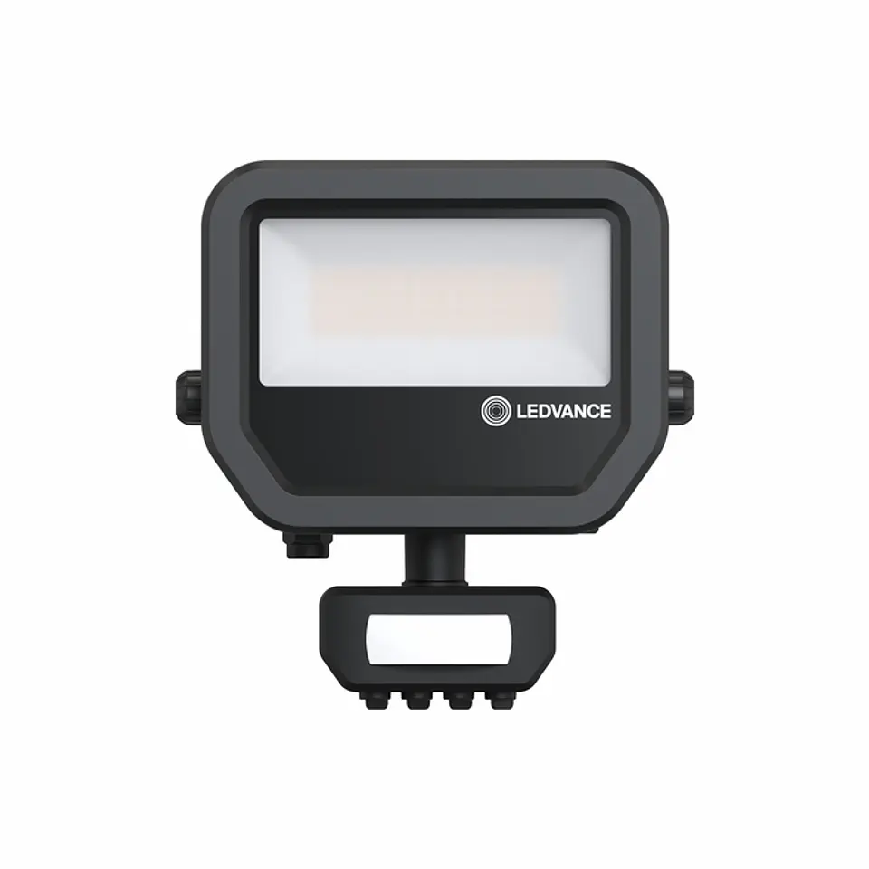 Floodlight with sensor 20 SN P 17W 2K4LM PS SY100 Black Ledvance 2