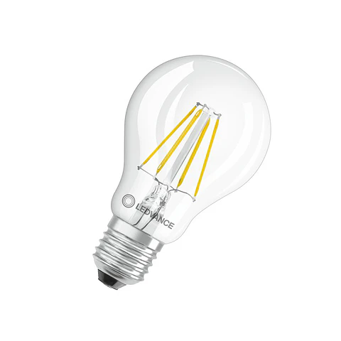 Lâmpada LED Classic A40 Filamento 4W 827 E27 Clear Ledvance