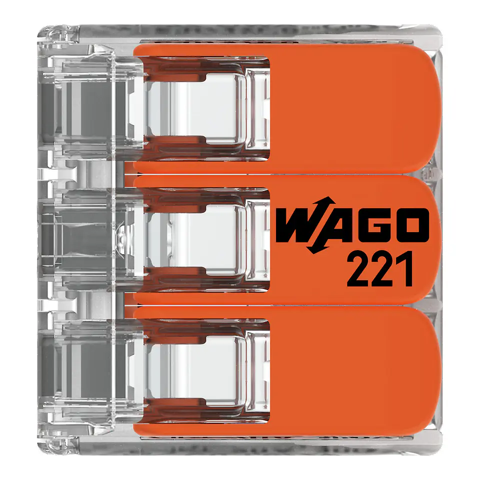 Ligador 221-413 3 ligações Wago 6