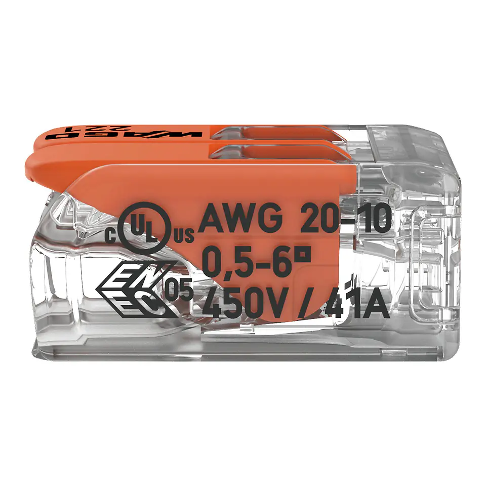 Conector 221-612, 2 Wago 3