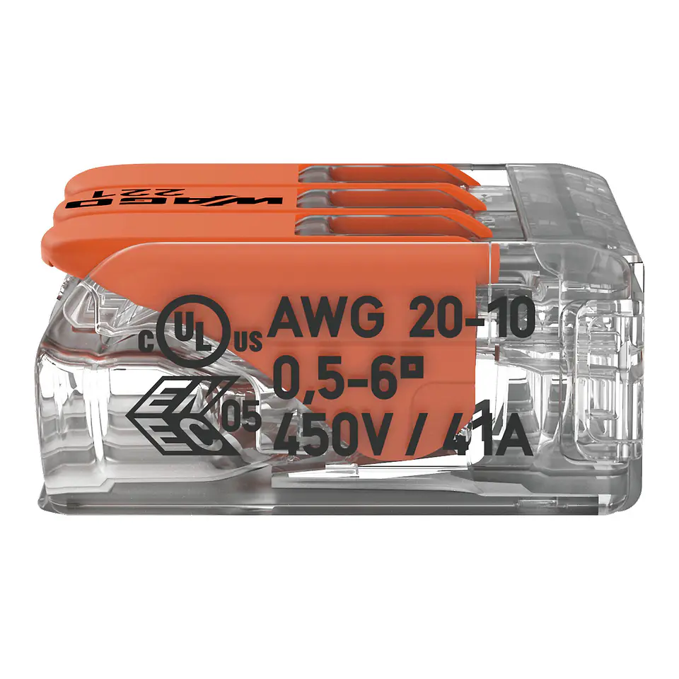 Conector 221-613, 3 Wago 3