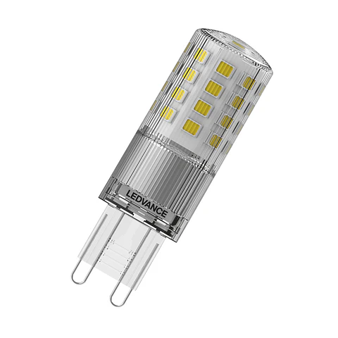 Lâmpada LED PIN 50 320° DIM P 4.4W 827 G9 Clear Ledvance