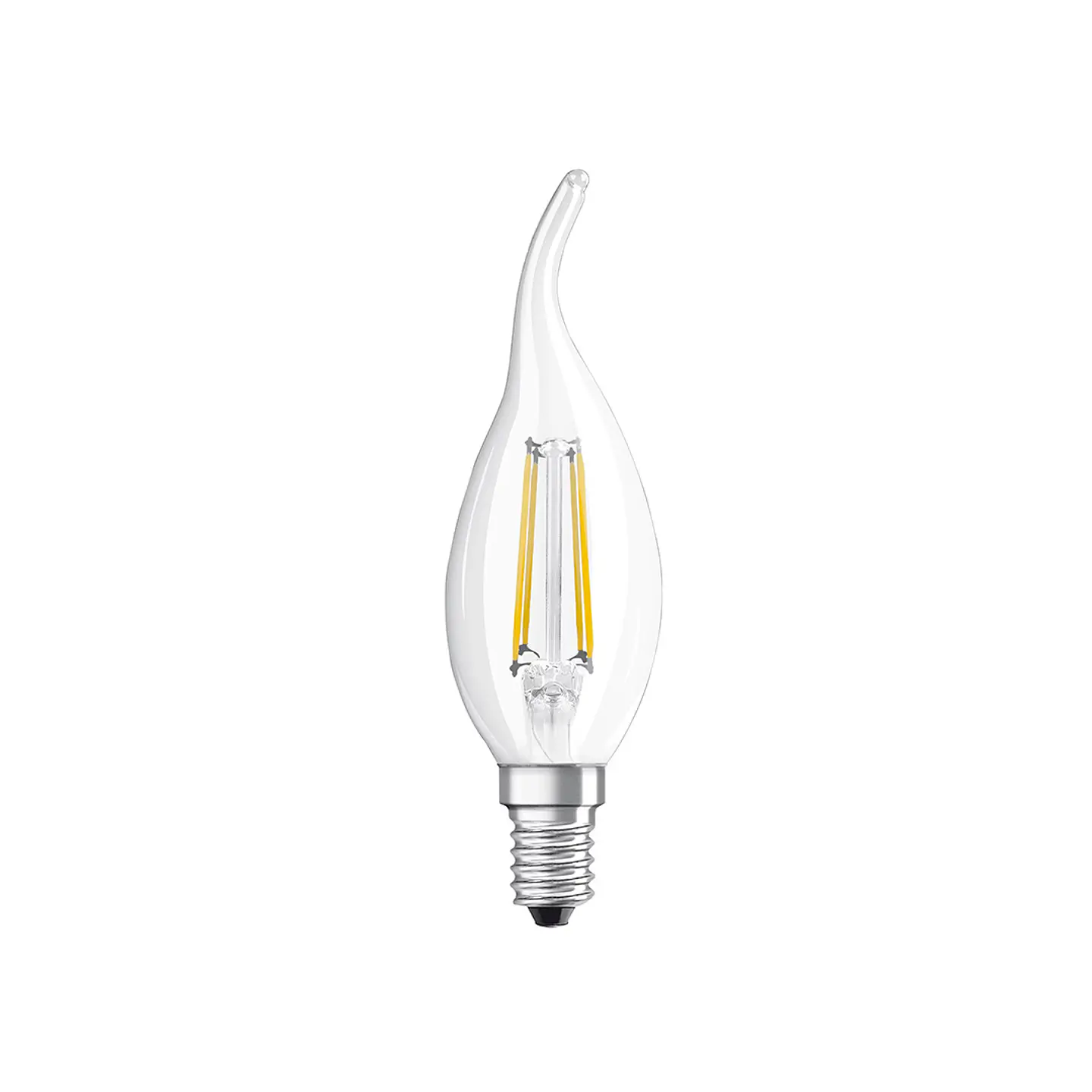 Bombilla LED Star Classic BA 40 Filament 4W 827 E14 Clear Ledvance 1
