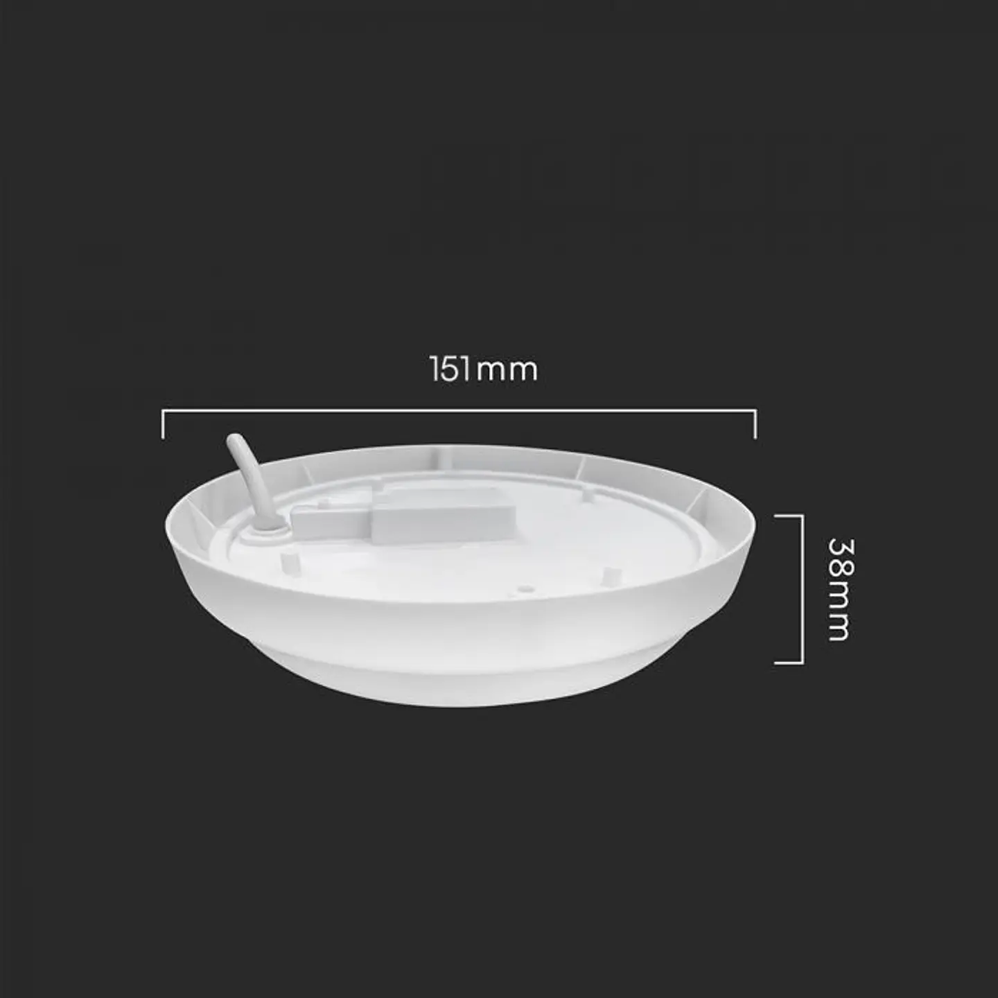 Plafone Bulkhead LED 12W 6500K IP54 V-TAC 4