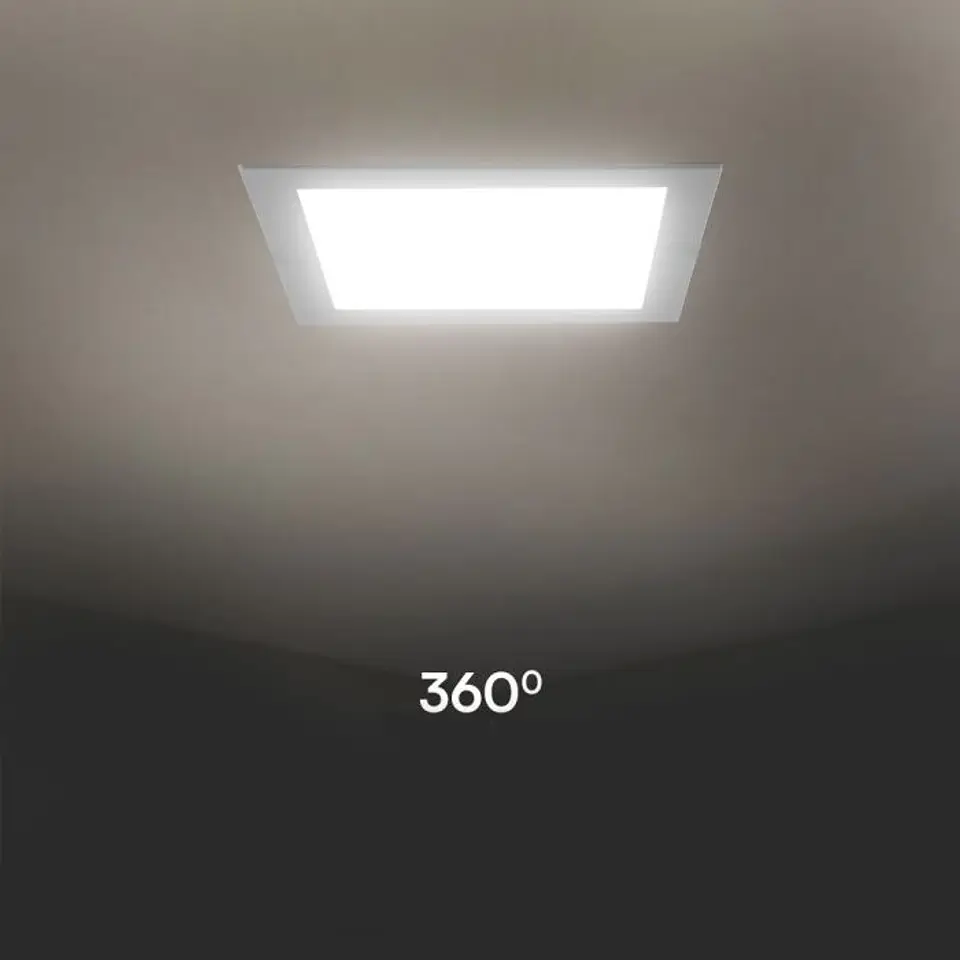 Square recessed downlight 12W with Samsung Chip V-TAC 4